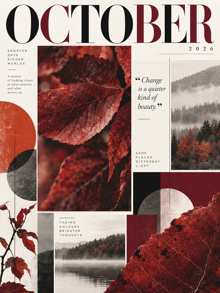 Example poster in the Editorial magazine style