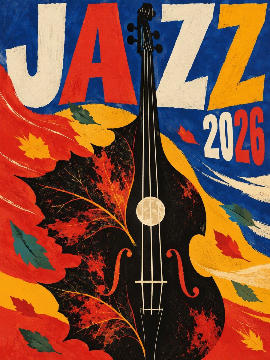 Example poster in the Polish Poster School style