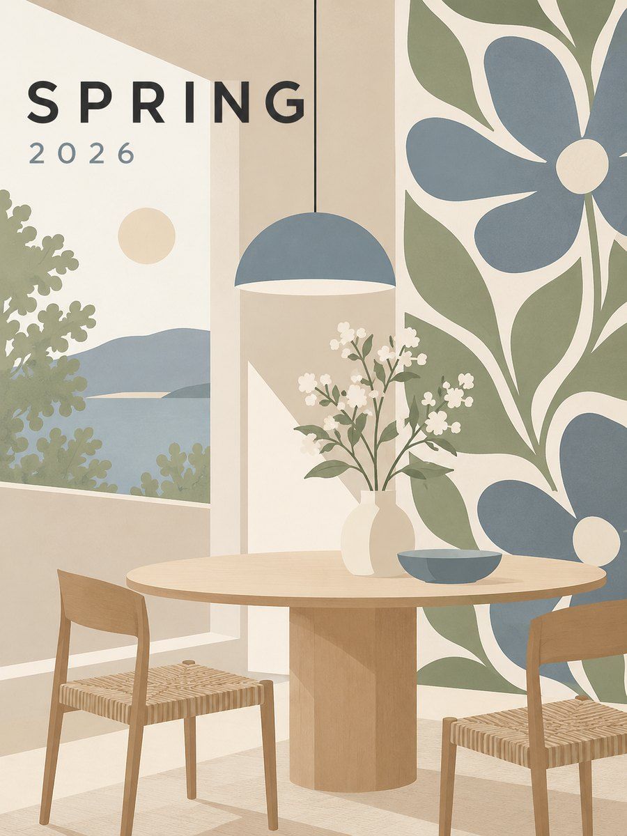 Example poster in the Scandinavian / Nordic functionalism style
